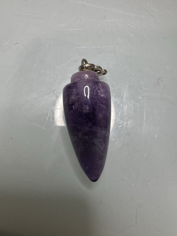 Amethyst Long Drop Pendulum