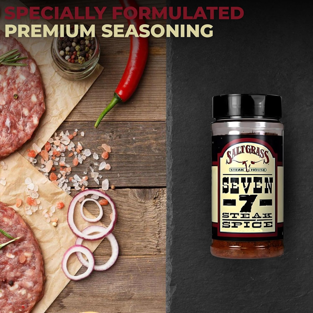Seven -7- Steak Spice, 12 Ounces