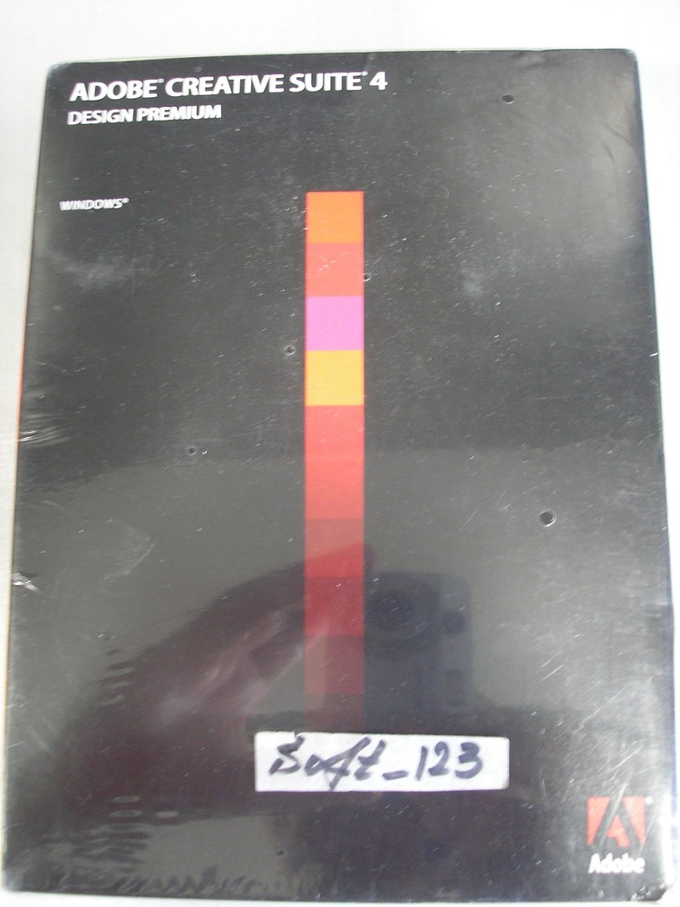 Adobe Creative Suite 4 CS4 Design Premium For Windows Full/Upgrade =SEALED BOX=