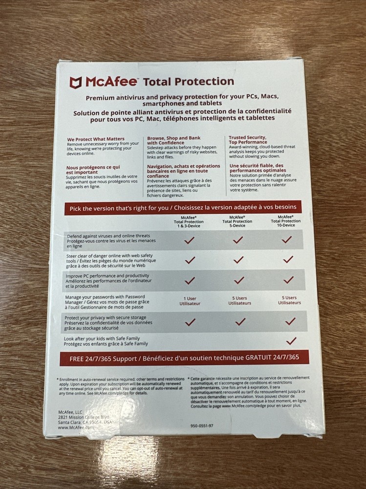 Home/office Software McAfee McAfee Total Protection 5 Devices
