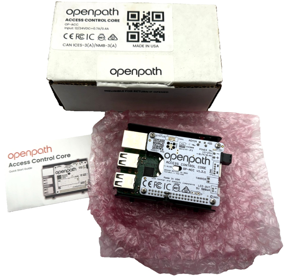 Avigilon Openpath OP-CR-ACC OP-ACC Access Control Core