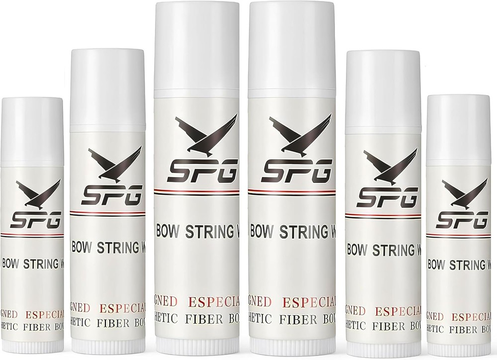 Archery 6Pcs Bow String Wax, Protective Bowstring Waterproof Rail Lube for...