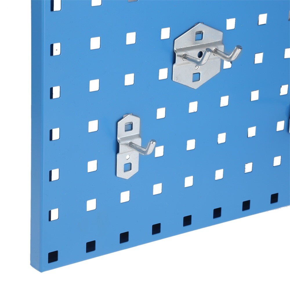 1pc Hanging Panel Wall Pegboard Organizer Shelf Display Rack Holder Garage Use