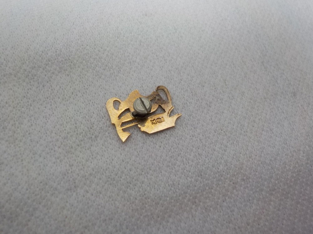 10K SOLID GOLD MONOGRAM INITIAL LETTER EMBLEM JEWELRY FINDINGS RING MONOGRAM #12