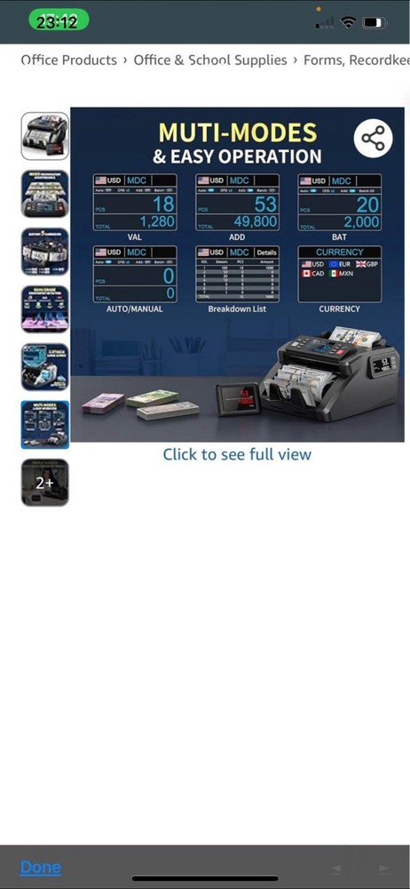 Money Counter Machine Currency