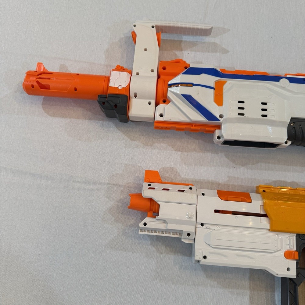 Nerf N-Strike Motorized Modulus Regulator & MK II w/ Attachments Tested/working