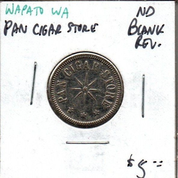 Wapato Washington - Pan Cigar Store - Blank Reverse