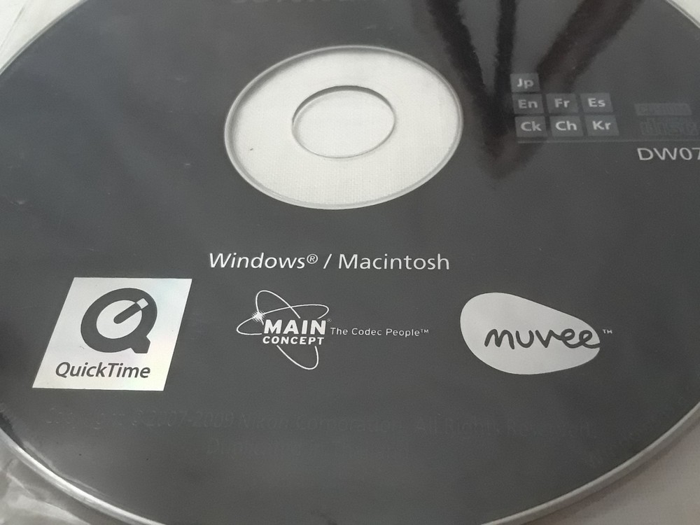Reference Manual for Nikon D3000 - Nikon WINDOWS CD Software Disc