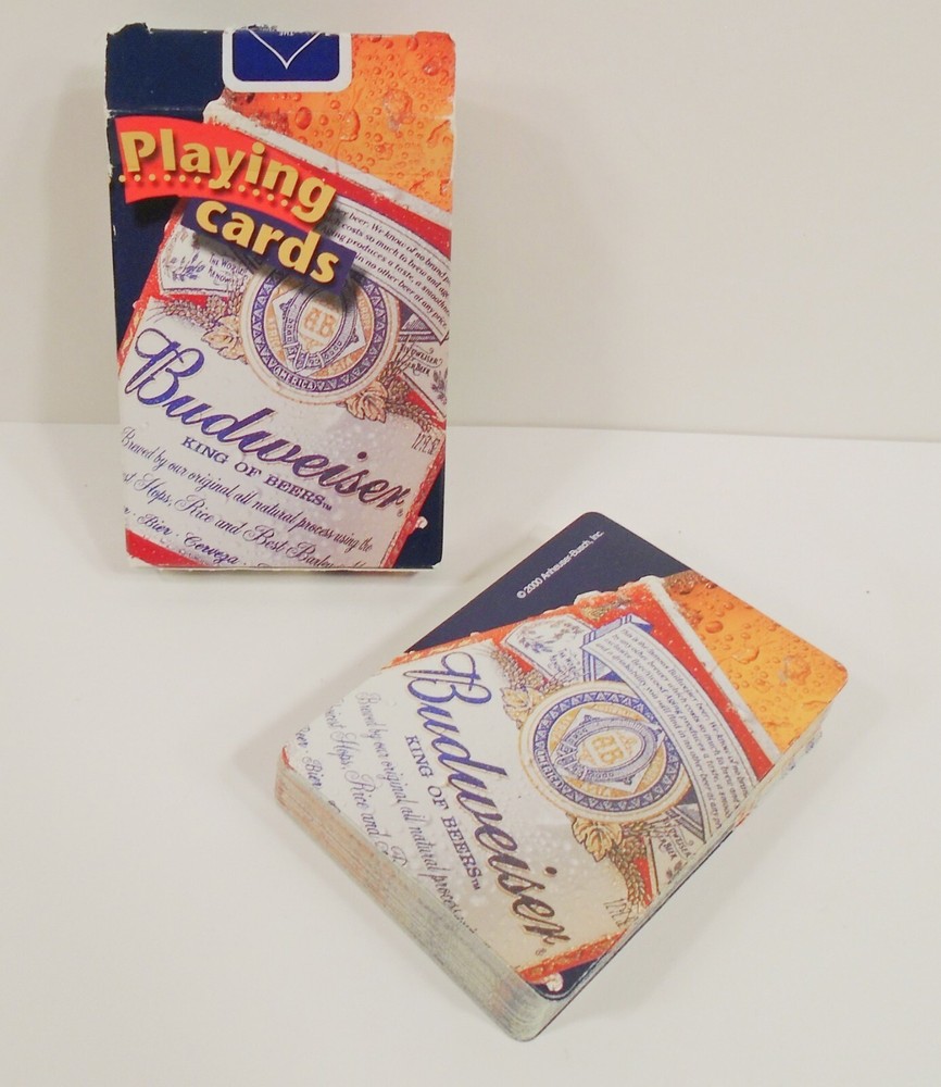 2000 Budweiser playing cards deck COMPLETE 2 Jokers