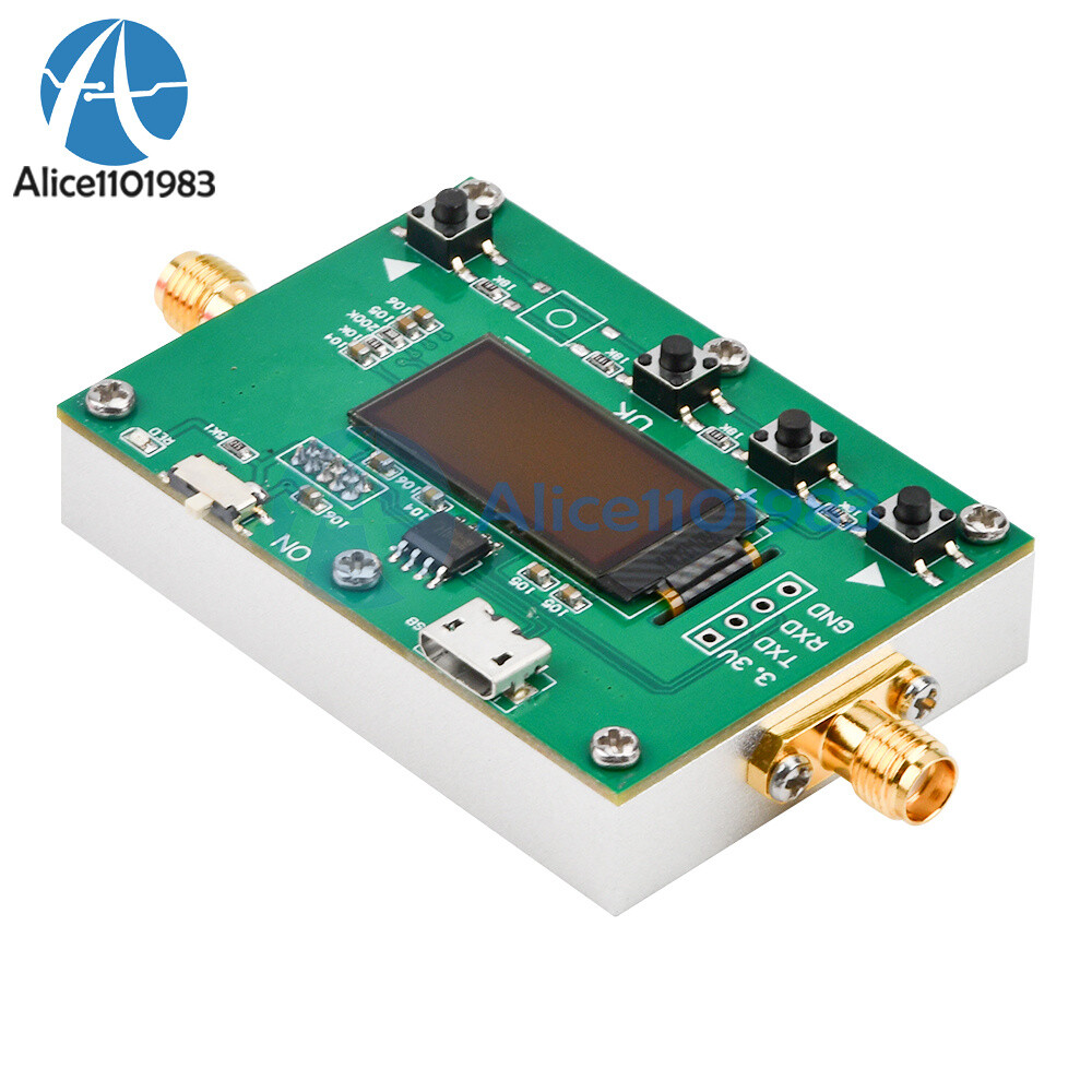 6Ghz RF Digital Attenuator 30DB Step 0.25DB OLED Pogrammable Attenuator Module
