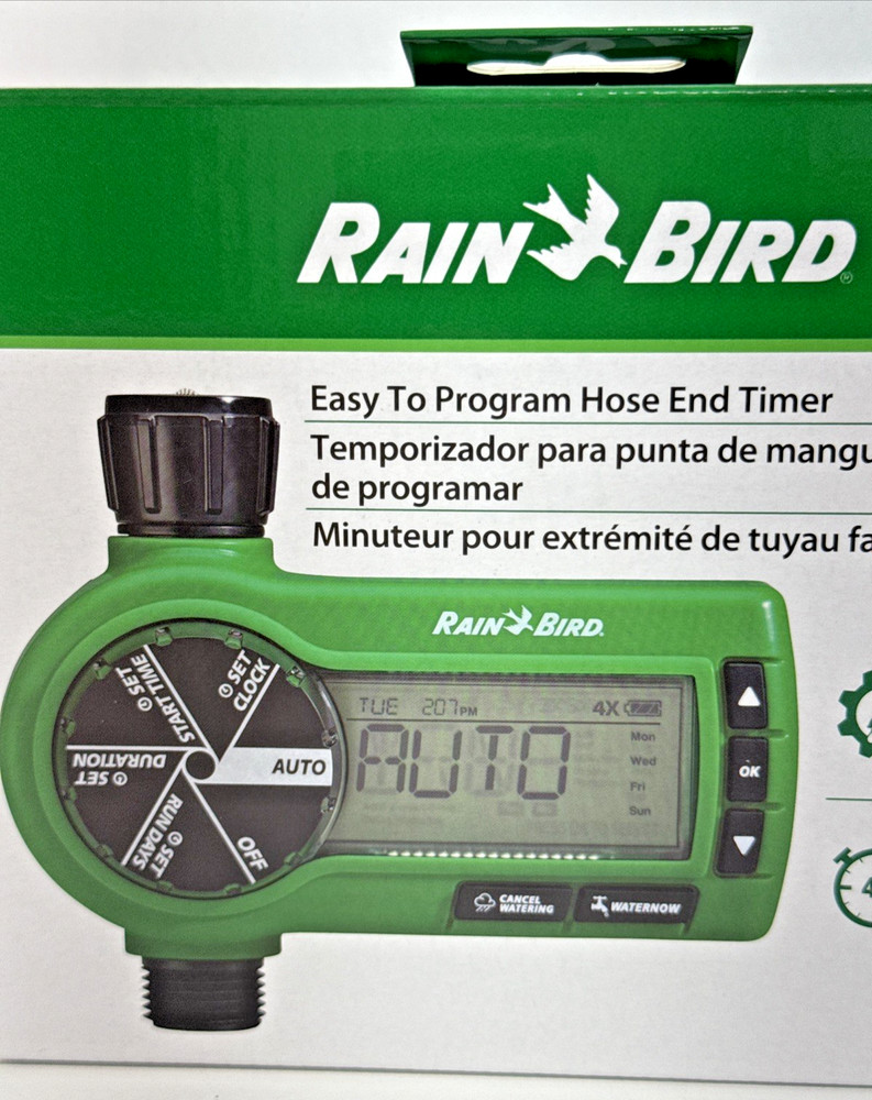 Rain Bird 1ZEHTMR Electronic Watering Hose Timer Professional Automatic & Manual