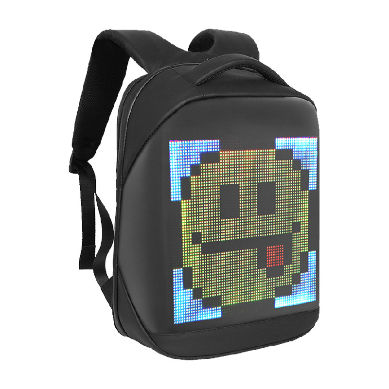 Programmable LED Display Backpack | Large Capacity Durable Rucksack with Custom