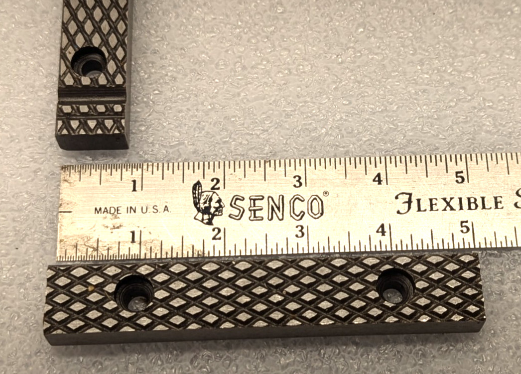 JET 5" Bench Vise Jaw Inserts D45-41 Serrated Replacement Set 11105S41 Screws