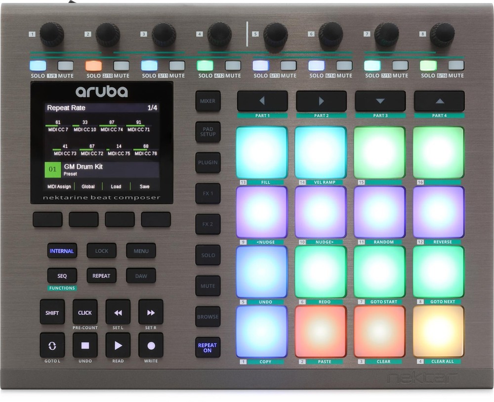 Nektar Aruba Beat Composer and DAW Controller