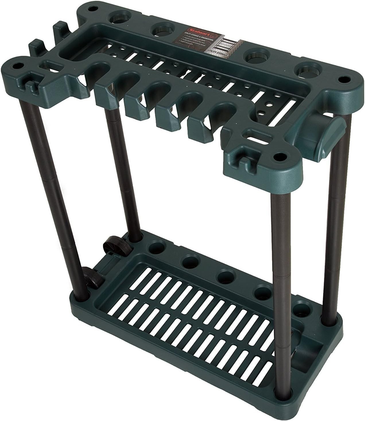 Garden Tool Organizer - Utility Rack, Holds Yard Tools - Garage Organizers an...