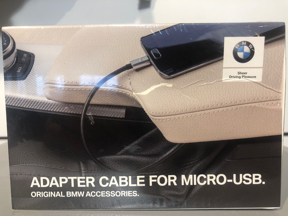 BMW Adapter Cable For Micro USB Original BMW Accessory