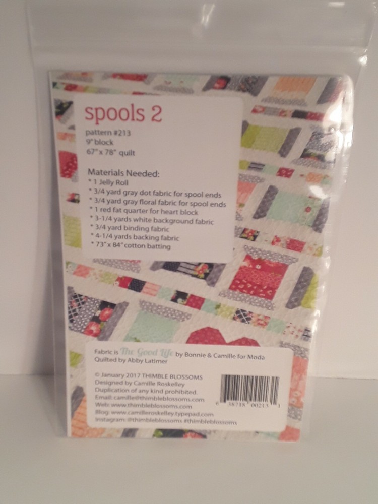 Thimble Blossoms Spools 2 Quilt Pattern