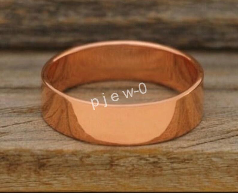 Handmade Ring, Solid Copper Band Pure Copper band Statement Ring Wedding Gift P3