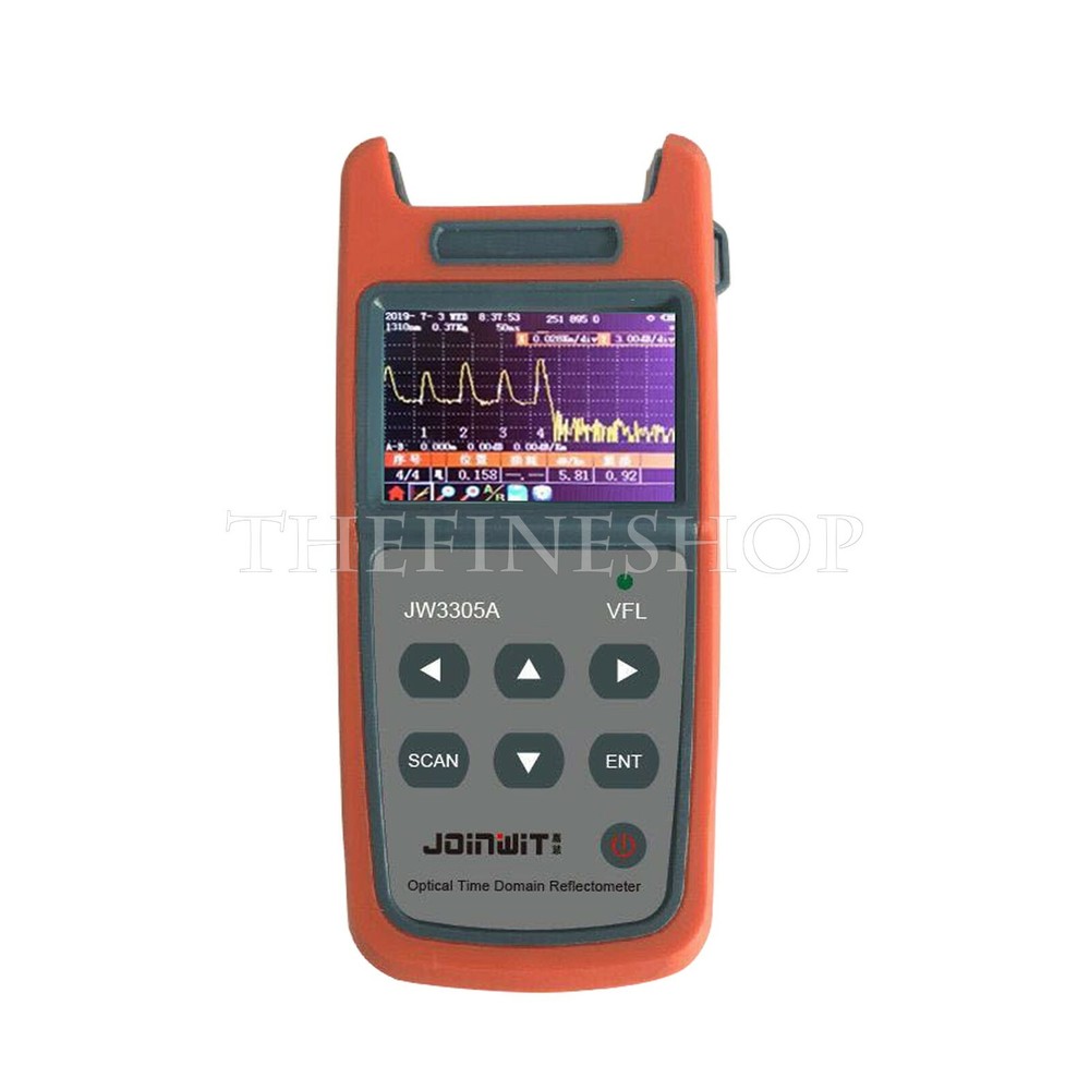 Mini Optical Time Domain Reflectometer OTDR Built-in Visual Fault Locator