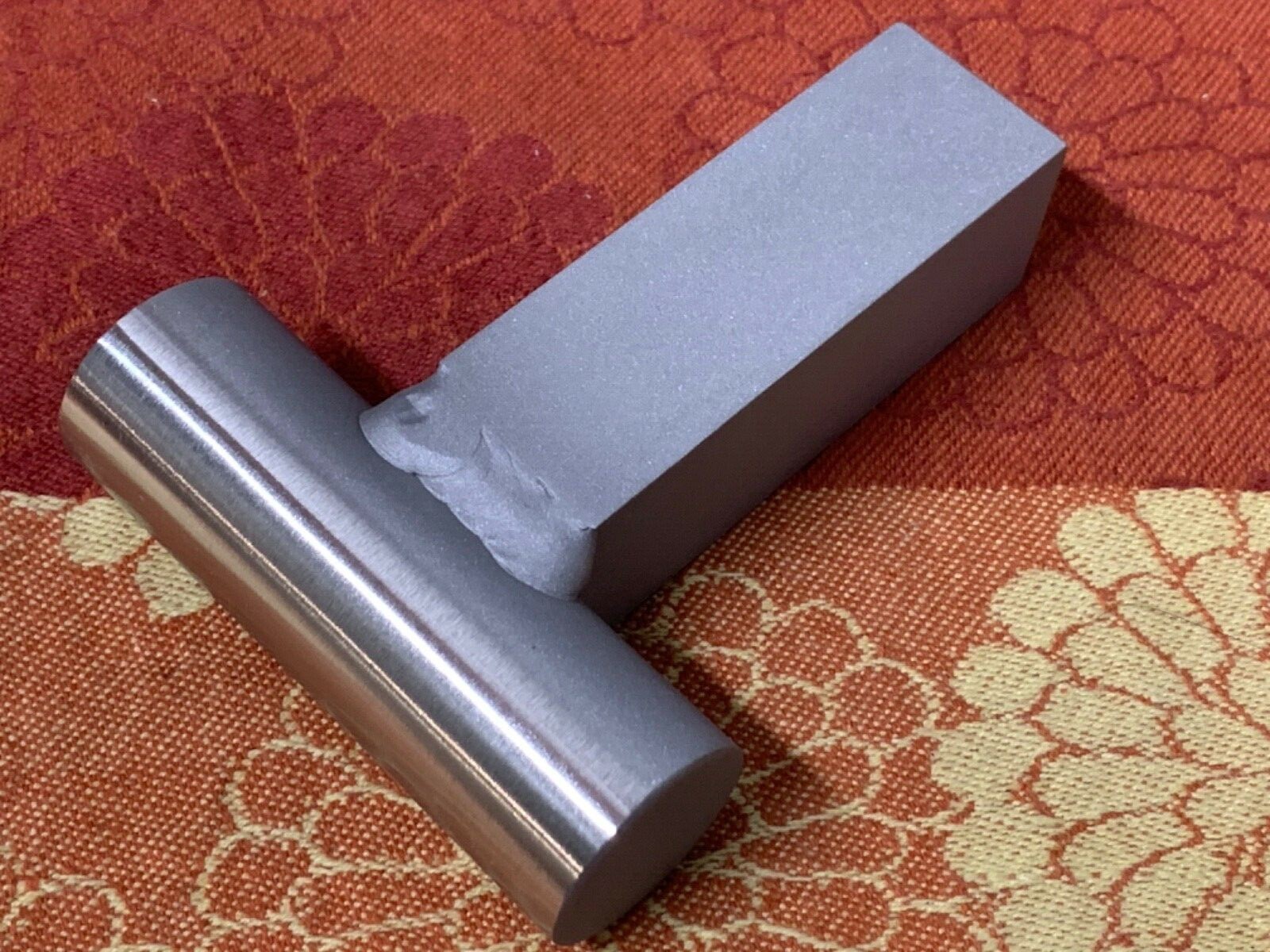 1” Hardy Shank 1” Diameter Bottom Fuller Blacksmith Anvil or Vise Sand Blasted