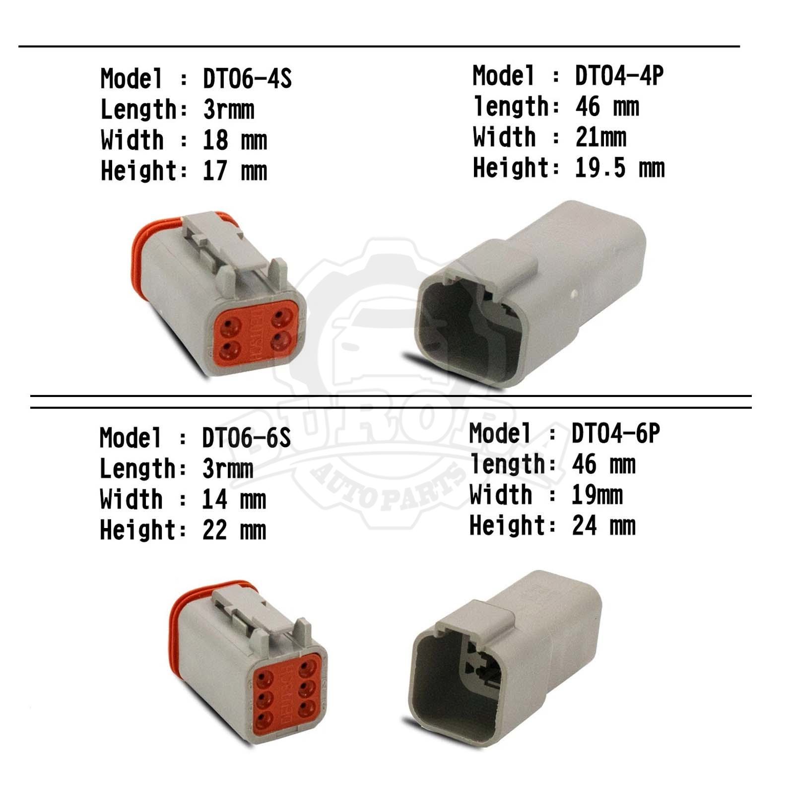 1650PCS Genuine Deutsch Connector Kit Stamped Contacts For 14,16,18,20 GA.WIRE