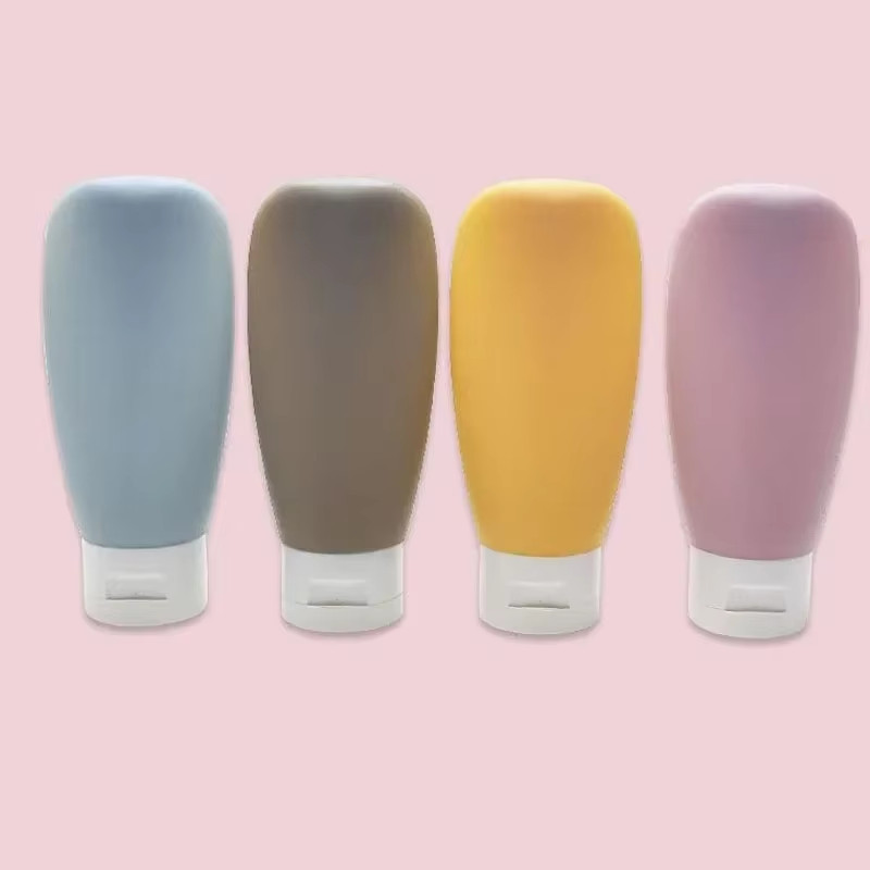 4Pcs/Set Refillable Bottle 60Ml Soft Lotion Container Squeeze Tube Empty Bottle