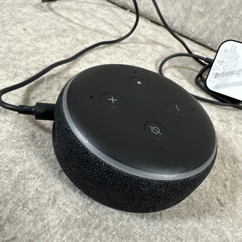 Amazon Echo Dot (3rd Generation) Smart Speaker with Alexa with Charger Gray
