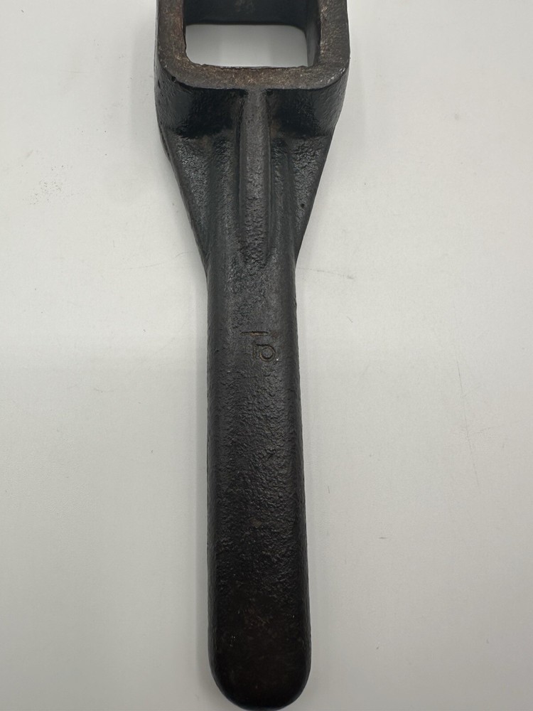 13” Double Handle Cast Iron Square Socket Valve Wrench 1.5” Steampunk