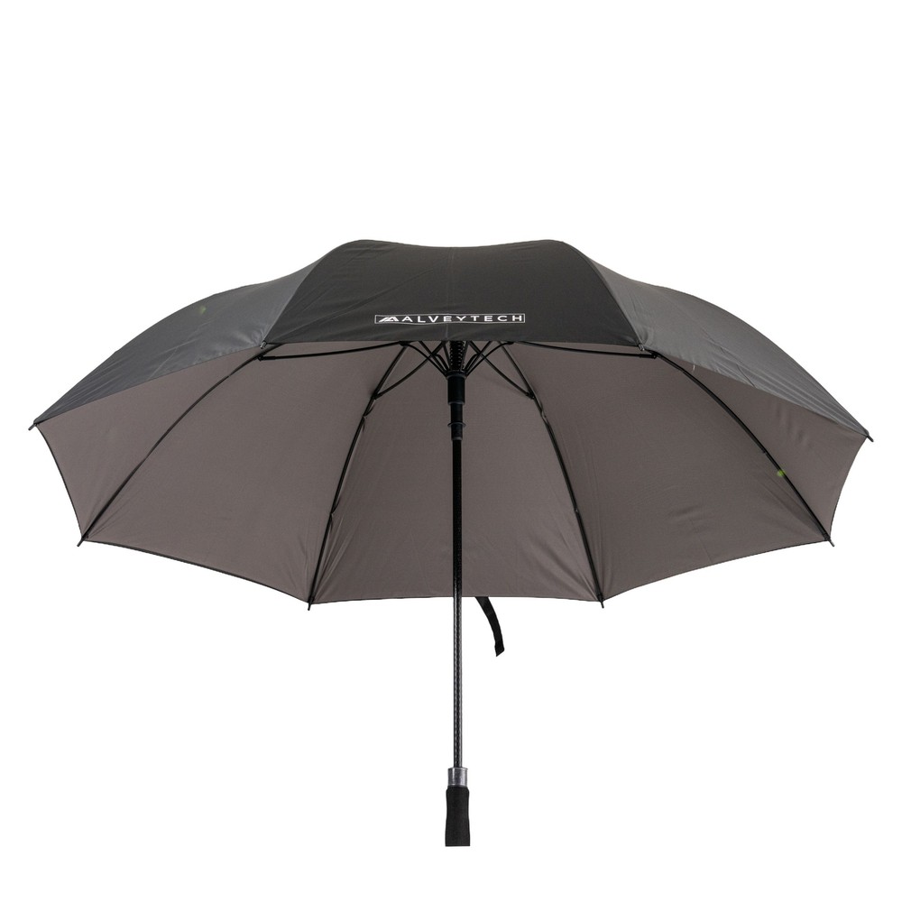 Black & Gray Golf Umbrella with Foam Handle & Easy Open Button