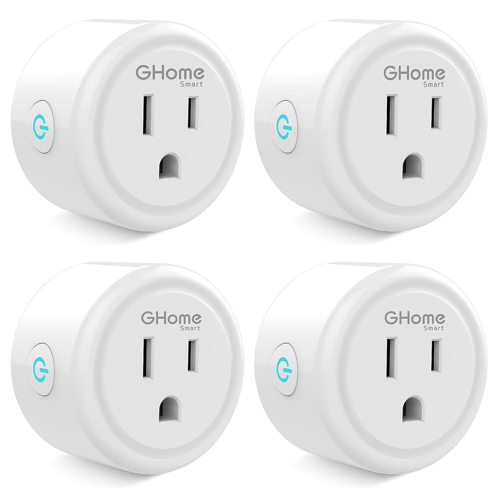 Mini Plug Compatible with Alexa and Google Home, Wifi Smart Outlet Socket Remote