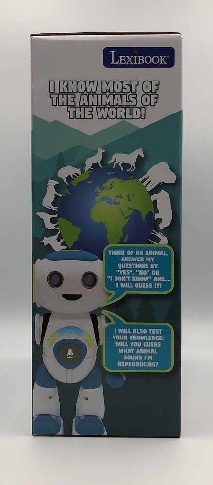 Lexibook Powerman Jr. Smart Interactive Robot Programmable Remote Control New