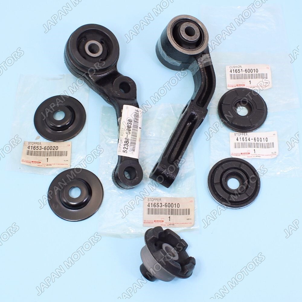 💯 OEM Toyota Land Cruiser Lexus LX470 Front Differential Bushing & Support Kit