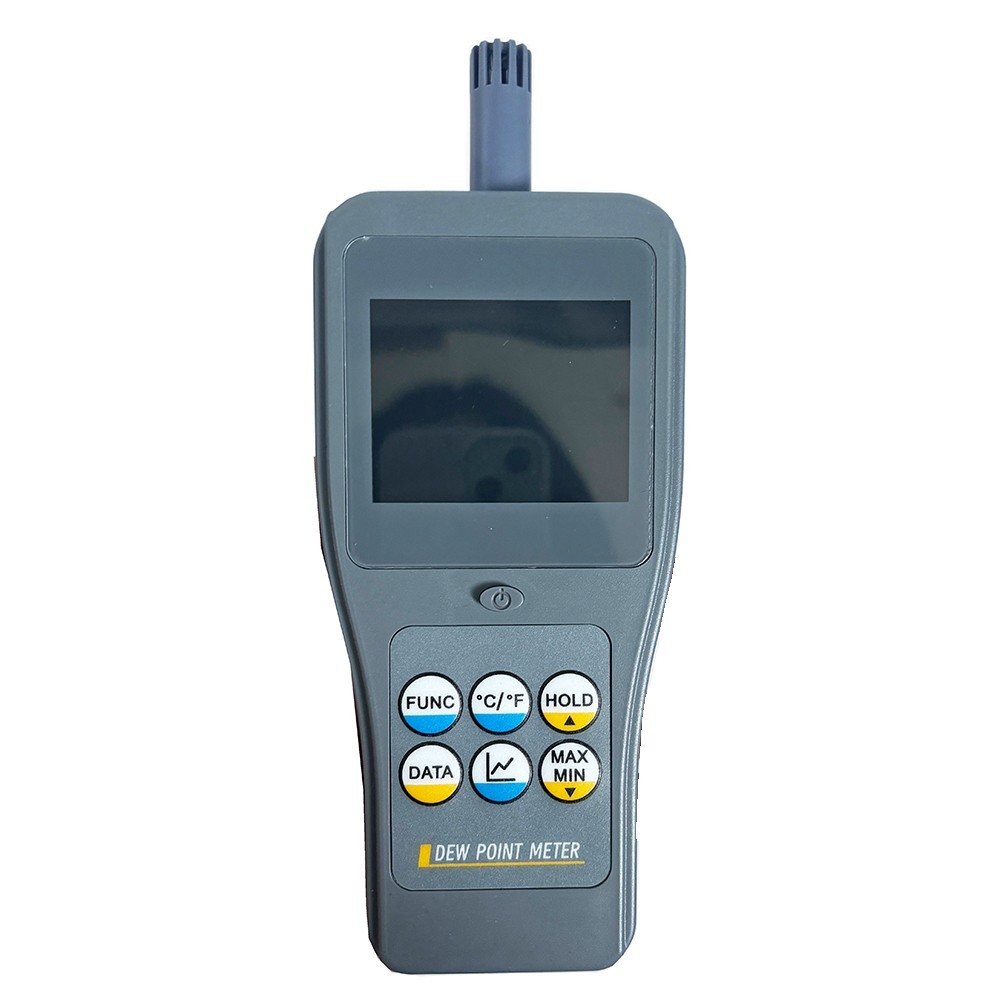 High Precision Dew Point Meter with PPM Range 300~240000 6 Test Parameters