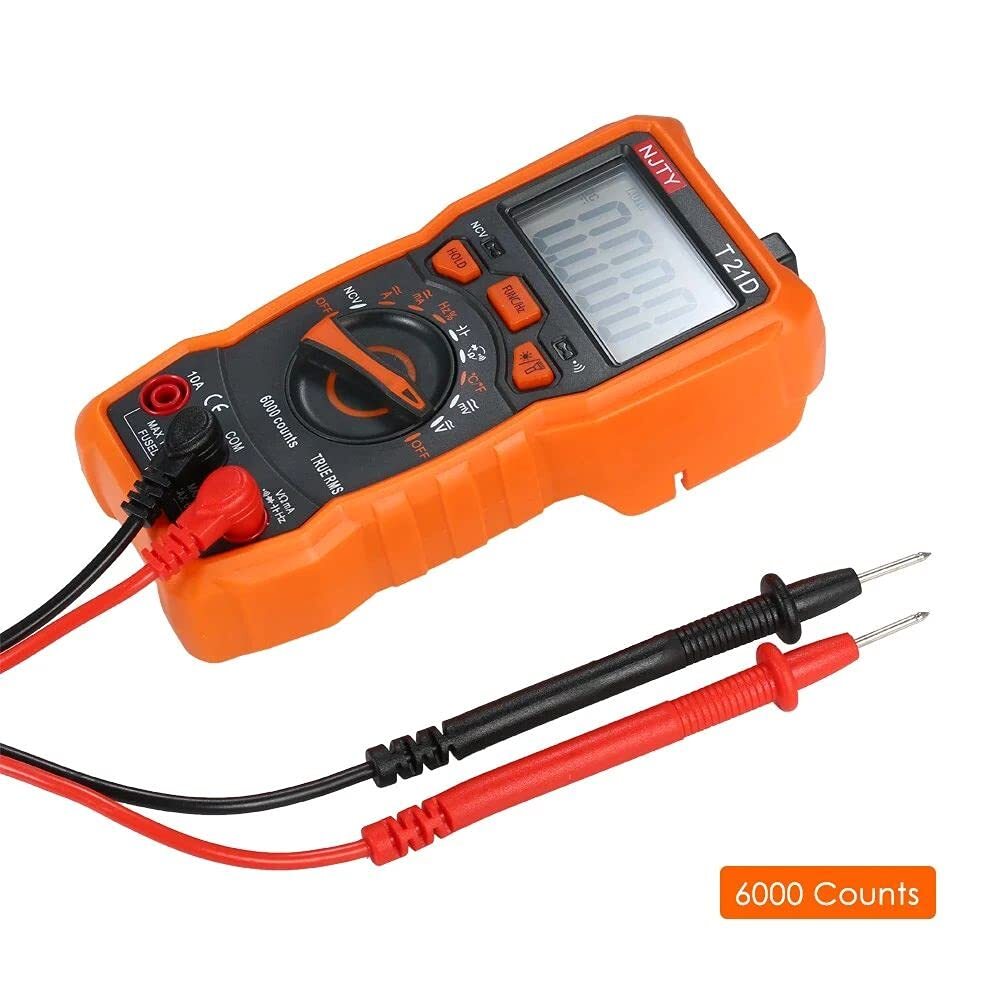SATMW T21D Mini Digital Multimeter 6000 Counts Multi-Functional Non Contact True