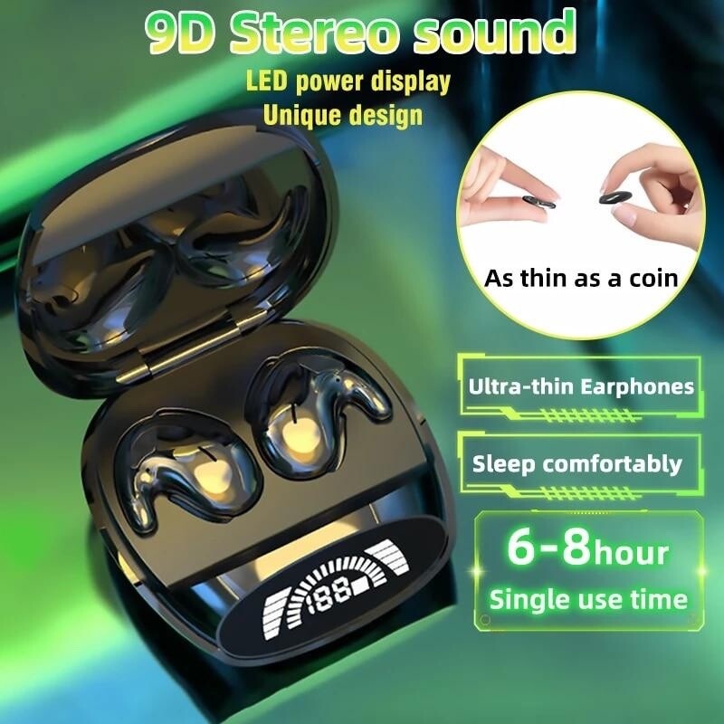 FRAZCOM Wireless Earphone High Fidelity Intelligent Noise Reduction LED Digital