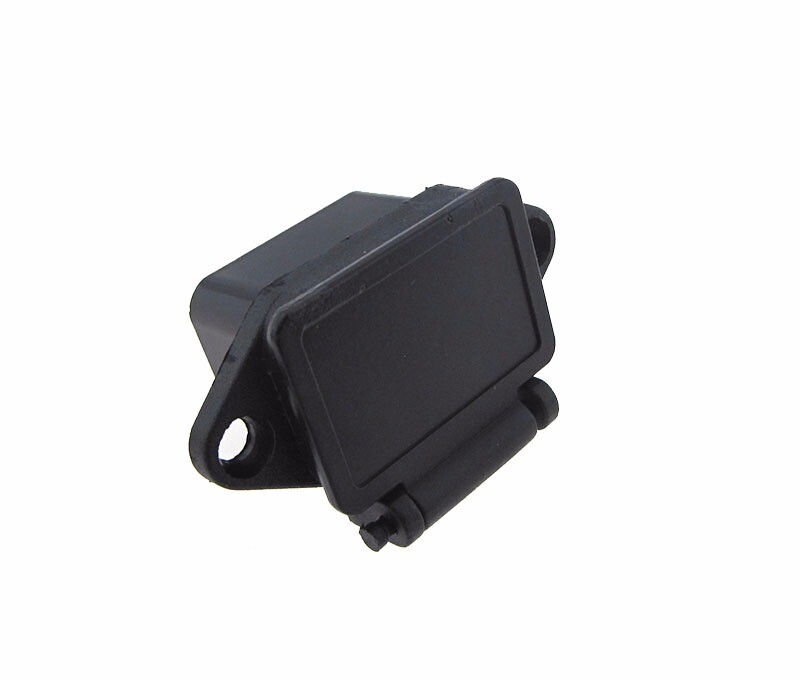 AC Power Socket w/ Cover Panel mount