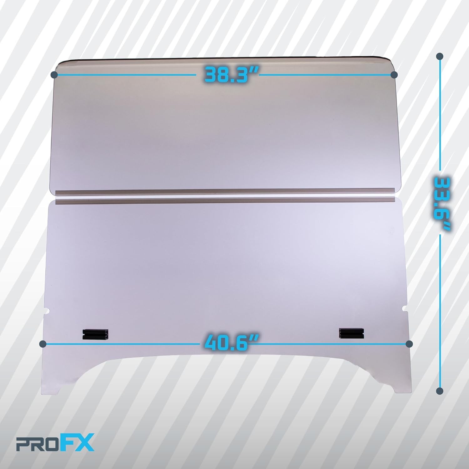 ProFX Golf Cart Windshield for EZGO TXT (1994.5-2013) - Tinted
