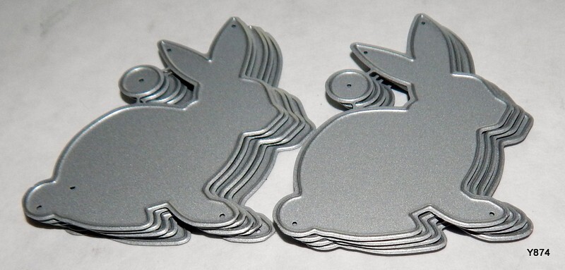 40 QTY Rabbit Stencil Metal Cutting Dies