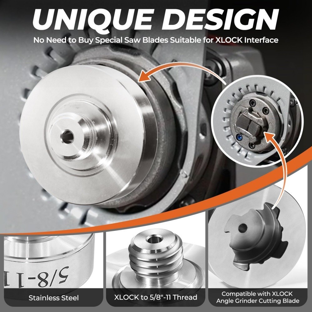 Pull-Ring Flange Nut Angle Grinder Conversion Set Power Tool Accessories / New