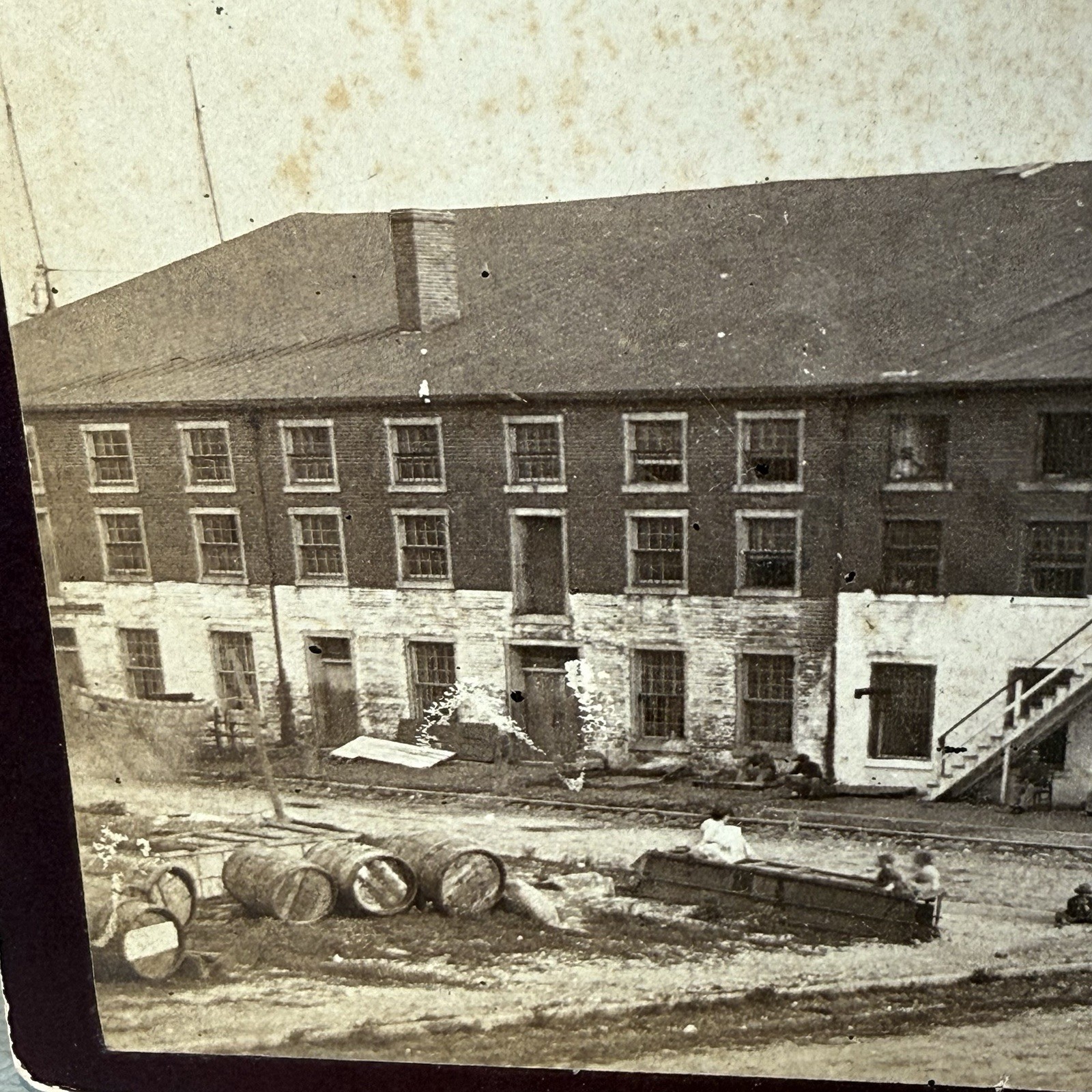 CDV Photograph Libby Prison Richmond VA Civil War Confederate Prison