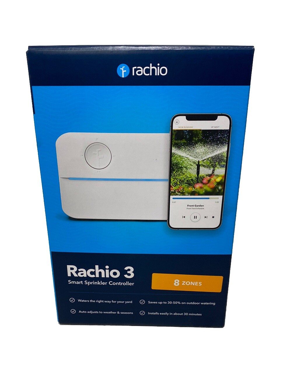 Rachio 3 Smart Sprinkler Controller 8-zone 8ZULW-C *NEW* **FREE SHIPPING**