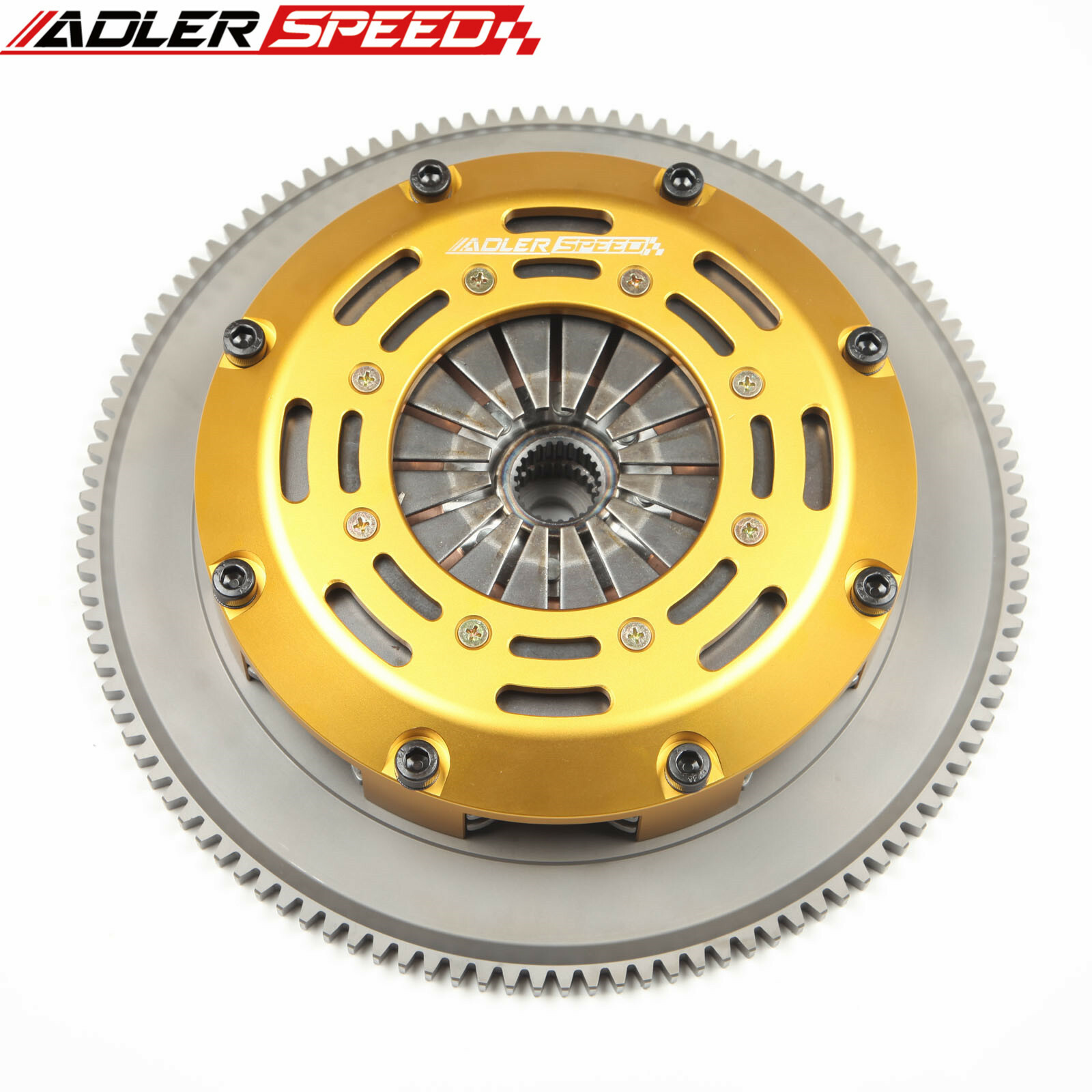 ADLERSPEED TWIN DISC CLUTCH KIT FOR HONDA B-SERIES ACURA B16 B18 B20 STANDARD WT