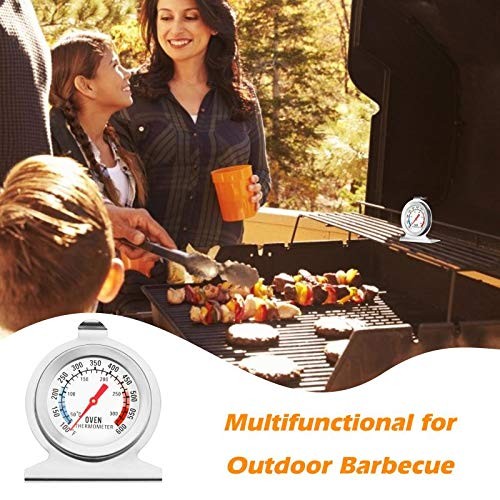 Oven Thermometer Stainless Steel Classic Stand Up Food Meat Temperature Gauge5-1