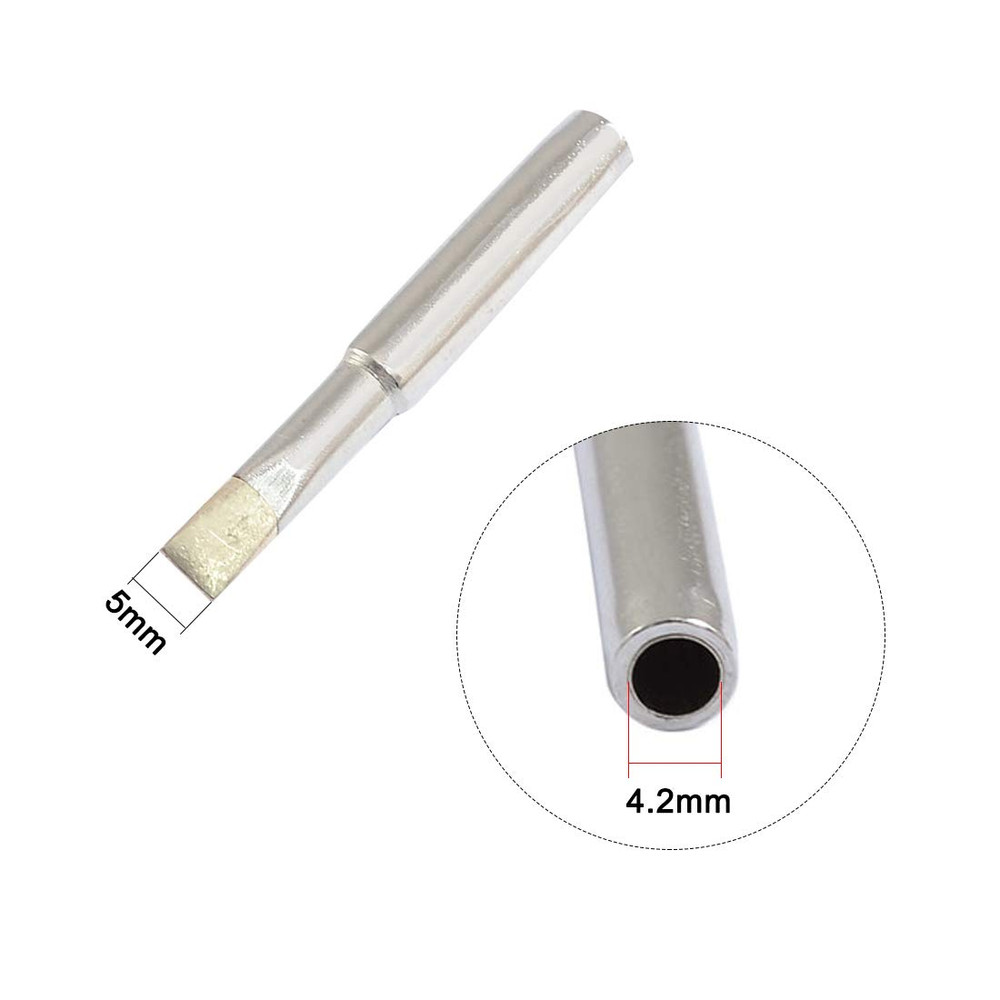 Replacement 900M-T-S3 5Mm Chisel Width Soldering Iron Tips Pcs