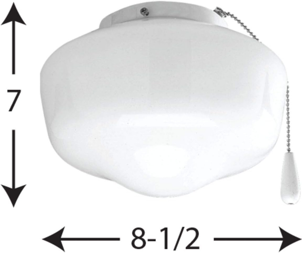 Airpro Collection One-Light Ceiling Fan Light