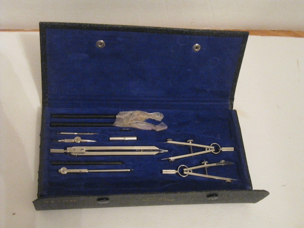 VINTAGE STAEDTLER TRABITION PRECISION ENGINEERING DRAWING INSTRUMENTS-GERMANY