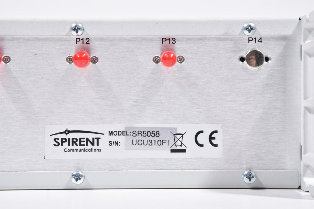 SPIRENT SR5058 Test Configuration Unit SN UCU310F1
