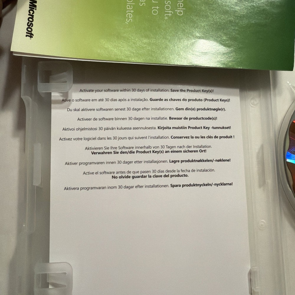 Microsoft Project Standard 2010 Full Version Complete in Box with Product Key