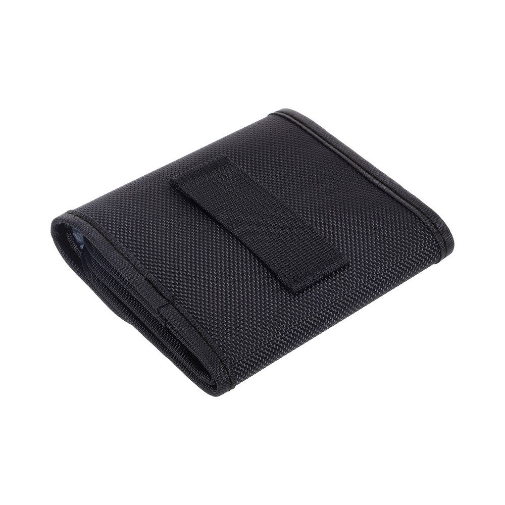 82mm Camera Filter Case 3 Pocket Camera Filter Case Pouch Black
