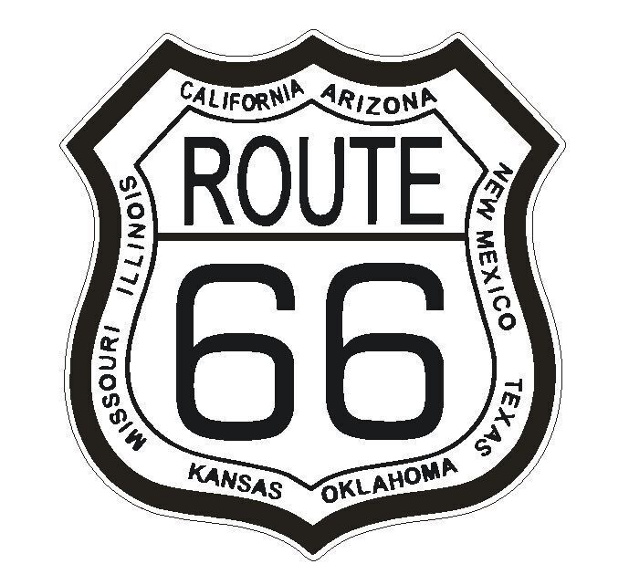 RT 66 Route 66 Sticker Decal